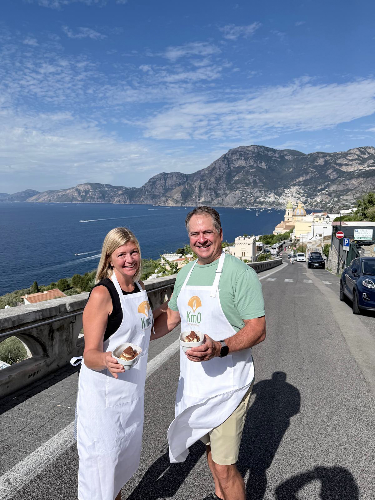 Ospiti con vista mare a Praiano - Cooking Class Ristorante Km0 Praiano